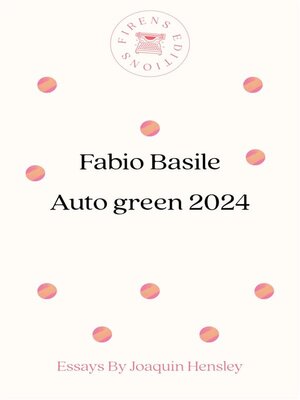 cover image of Auto green nel 2024
